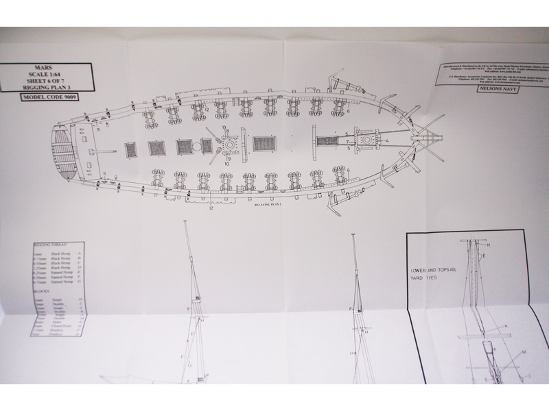 CALDERCRAFT H.M.S. Mars 1781 1:64 kit