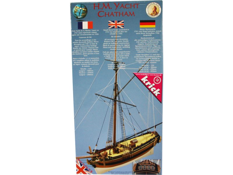 CALDERCRAFT H.M. Chatham 1660 1:64 kit