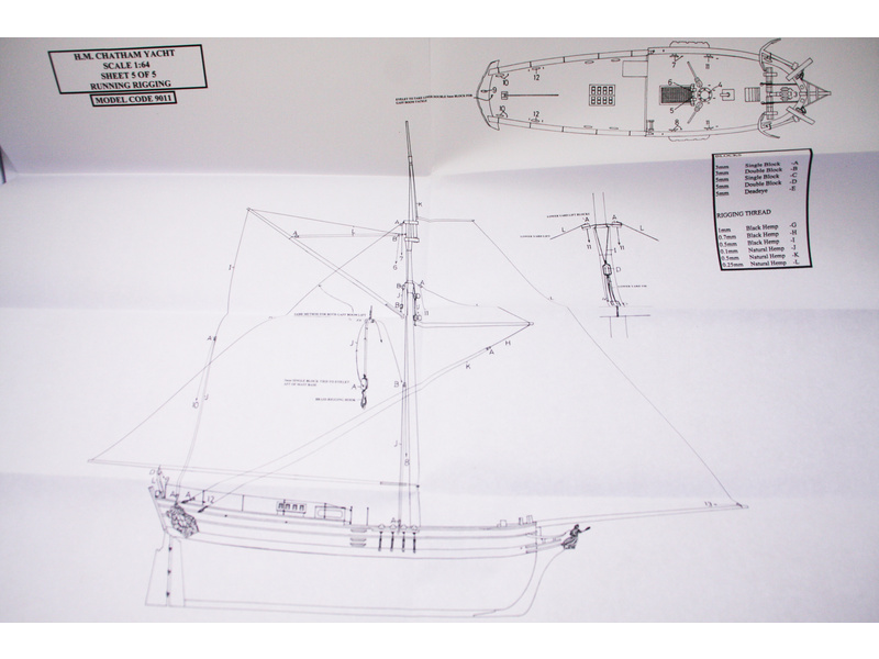 CALDERCRAFT H.M. Chatham 1660 1:64 kit