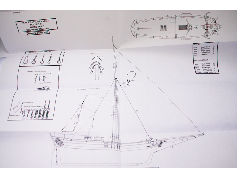 CALDERCRAFT H.M. Chatham 1660 1:64 kit