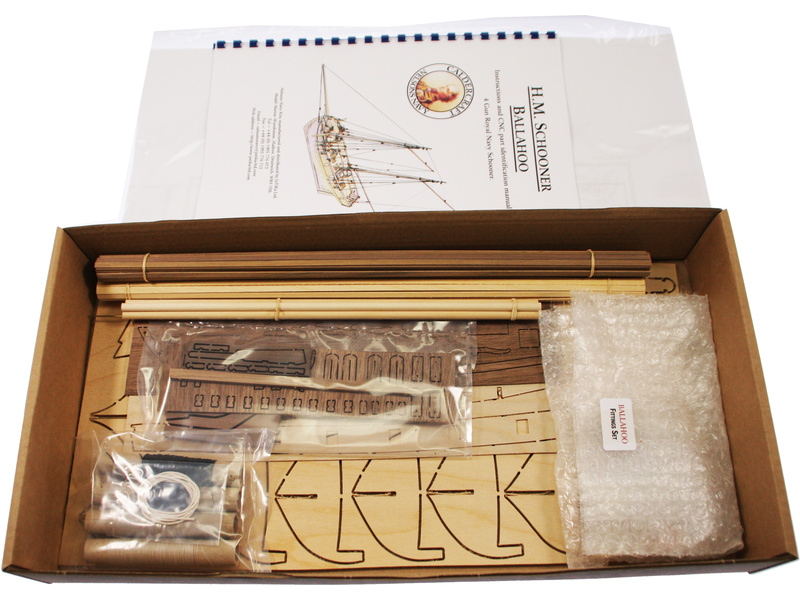 CALDERCRAFT H.M Ballahoo škuner 1803 1:64 kit