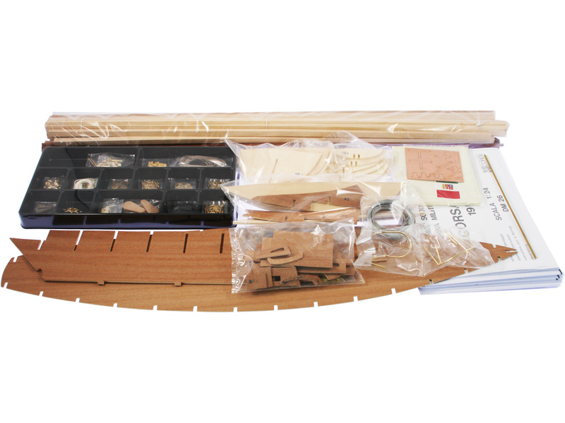 COREL Corsaro II plachetnice 1:24 kit