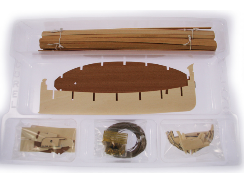 COREL Llaut rybářská loď 1:25 kit