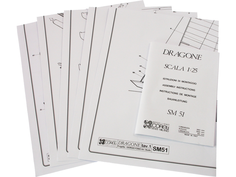 COREL Drachen Monotype Regatta 1:25 kit