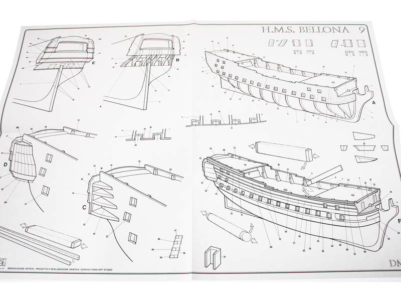 COREL H.M.S. Bellona 1760 1:100 kit