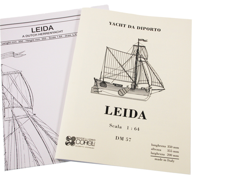 COREL Leida rybářská loď 1:64 kit