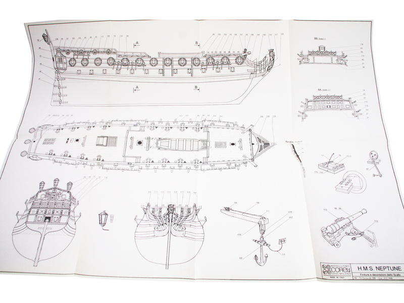 COREL H.M.S. Neptune 1:90 kit
