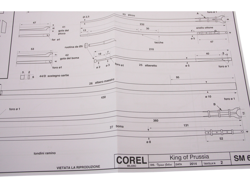 COREL King of Prussia 1777 1:42 kit