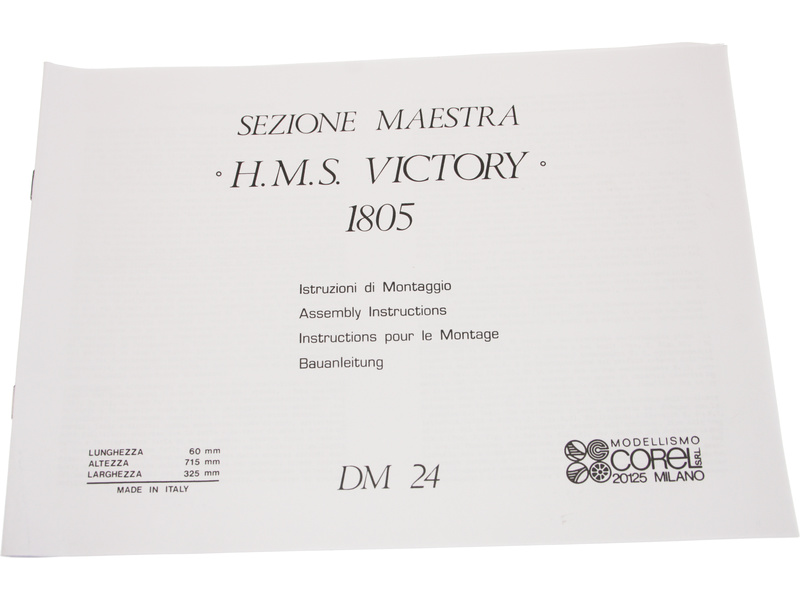 COREL H.M.S. Victory 1651 řez 1:98 kit