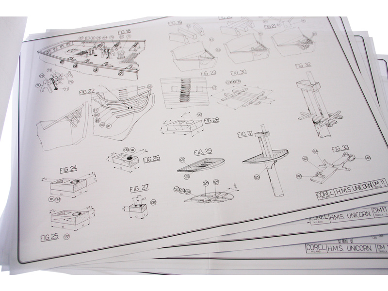 Corel HMS Unicorn 1:75 kit