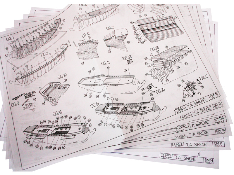 COREL La Sirene 1750 1:75 kit