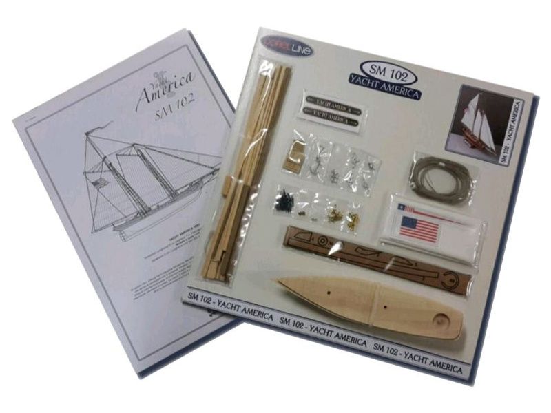 COREL America Yacht 1:155 kit