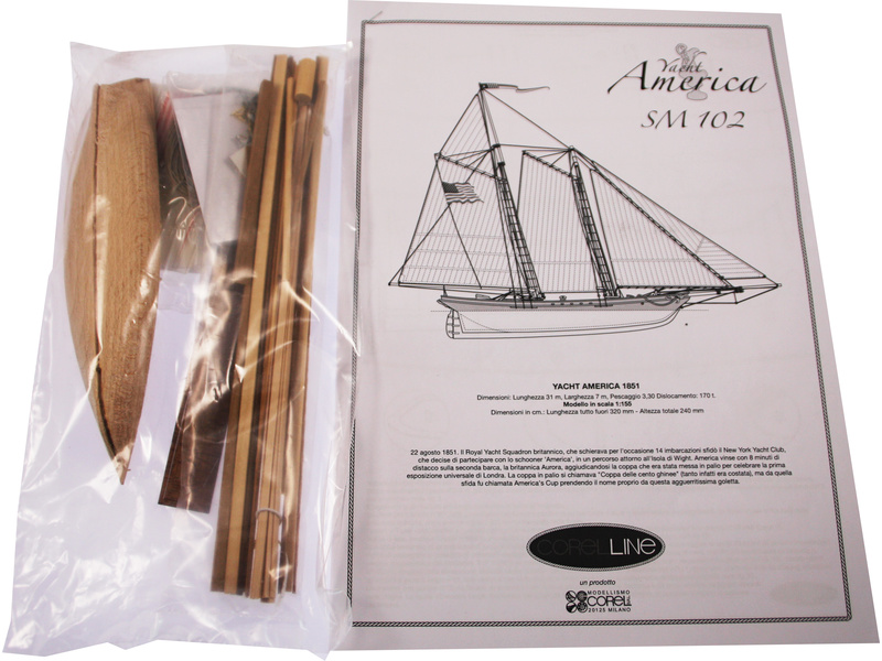 COREL America Yacht 1:155 kit