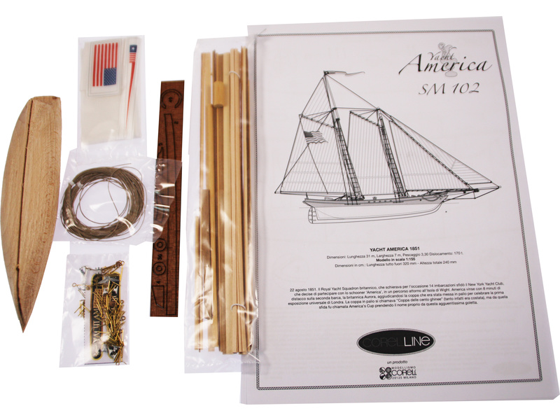 COREL America Yacht 1:155 kit