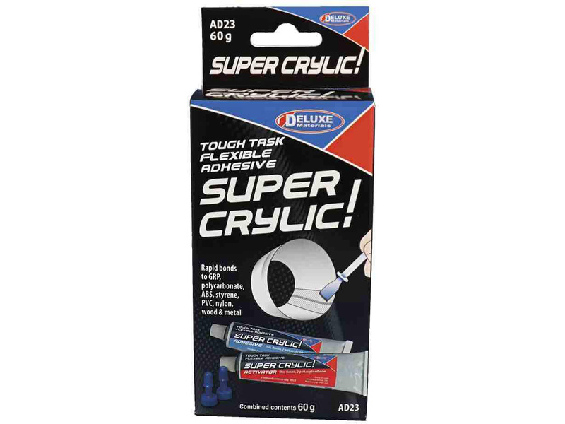 Super Crylic dvousložkové lepidlo na plasty 60ml