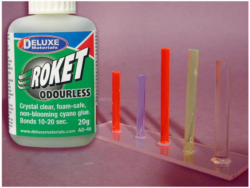 Roket Odourless vteřinové lepidlo foam-safe 20g