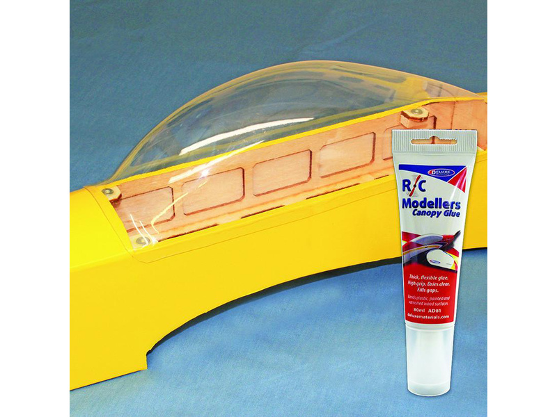 RC Modeller's lepidlo na kabiny, dřevo, plasty v tubě 80ml,