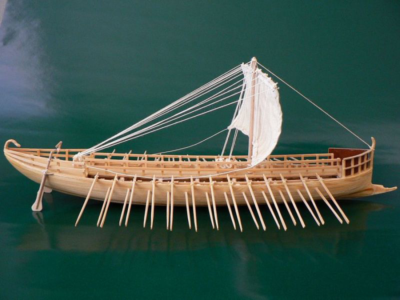 Dušek Řecká biréma 600 př.n.l. 1:72 kit
