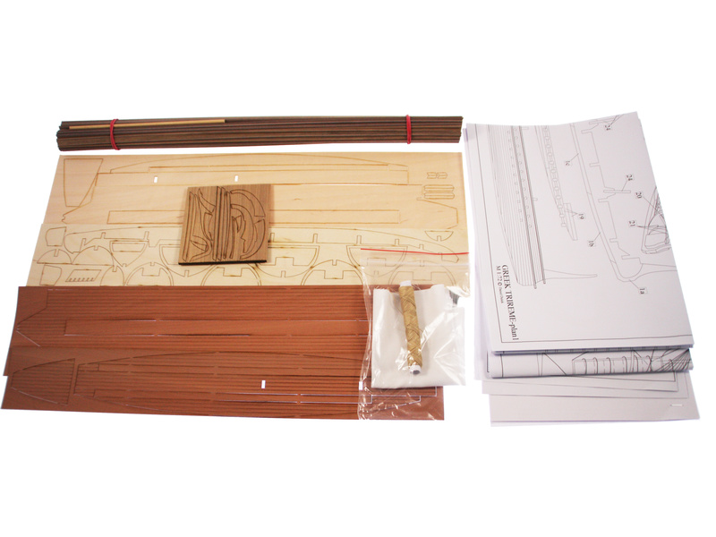 Dušek Řecká triréma 480 př.n.l 1:72 kit