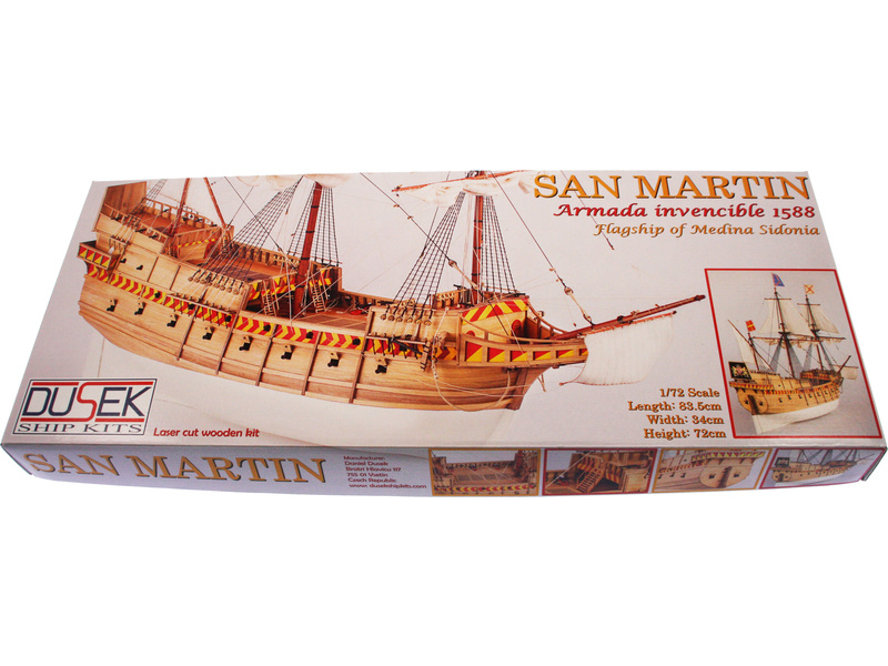 Dušek San Martin 1588 1:72 kit