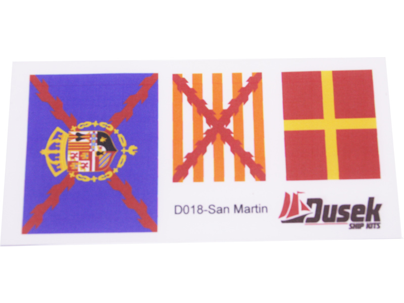 Dušek San Martin 1588 1:72 kit