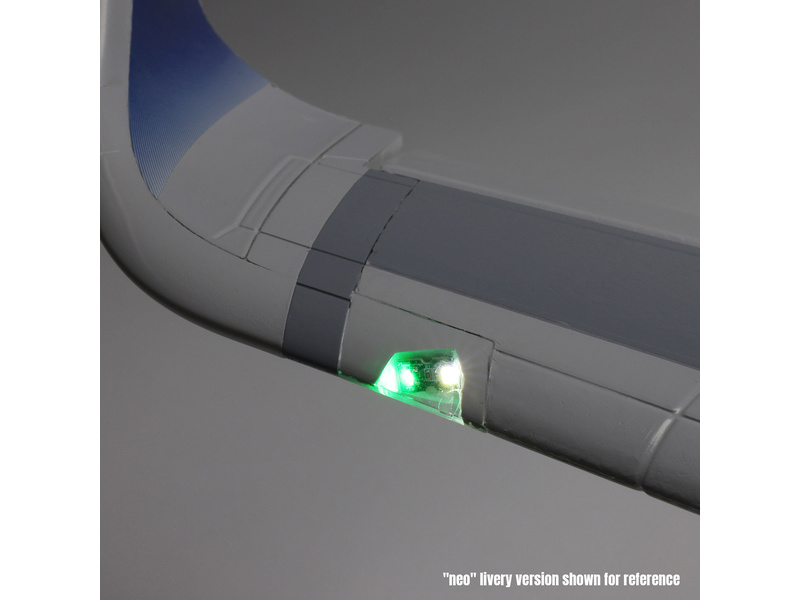 E-flite Airbus A320neo 1.5m EDF AS3X+ SAFE Select BNF Basic bílý