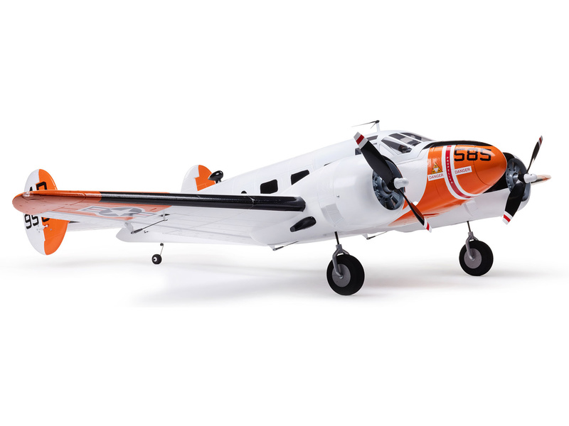 E-flite Beechcraft D18/RC-45J 1.5m BNF Basic AS3X+ SAFE Select,