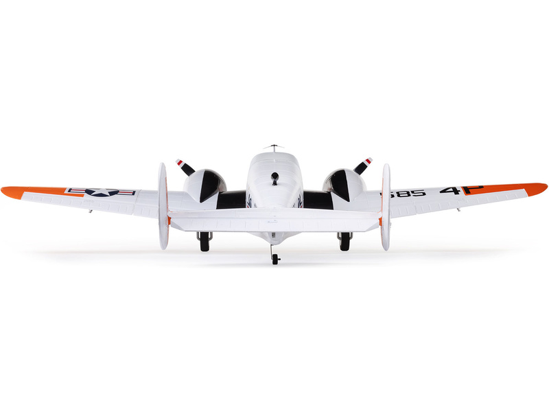 E-flite Beechcraft D18/RC-45J 1.5m BNF Basic AS3X+ SAFE Select,
