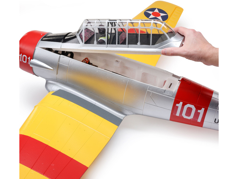 E-flite SNJ-5/AT-6 Texan 1.5m AS3X+ SAFE Select BNF Basic