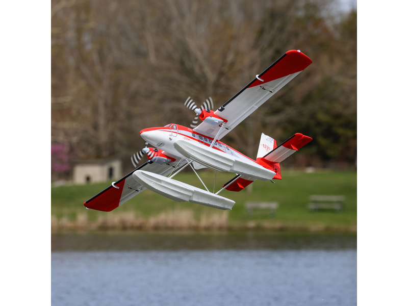 E-flite DHC-6 Twin Otter 1.4m PNP, plováky