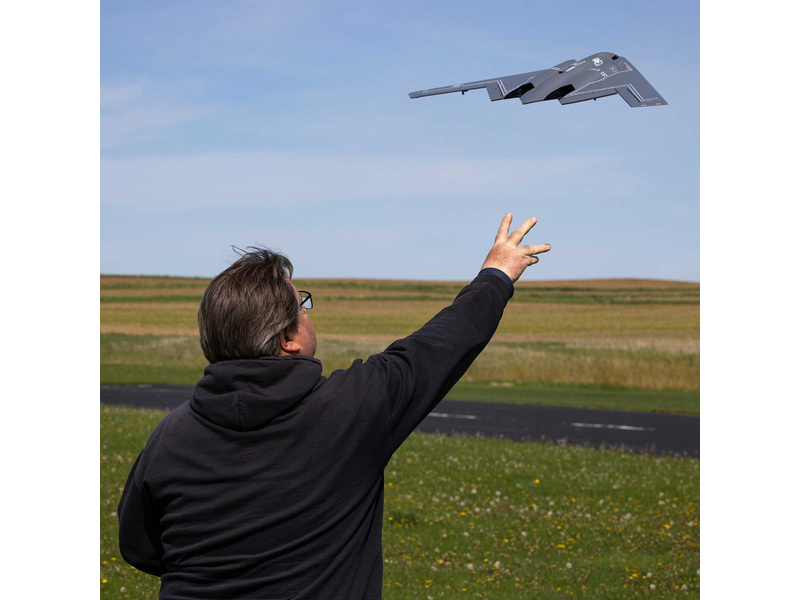E-flite Micro B-2 Spirit Twin 30mm EDF BNF Basic