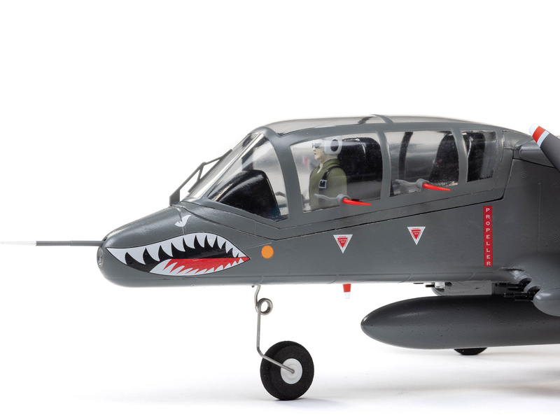E-flite OV-10 Bronco 0.65m AS3X SAFE Select BNF Basic,