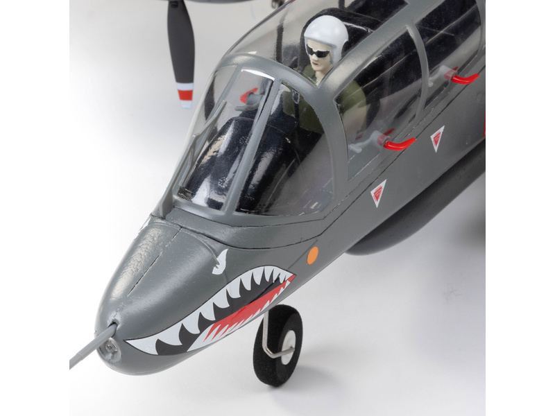 E-flite OV-10 Bronco 0.65m AS3X SAFE Select BNF Basic,