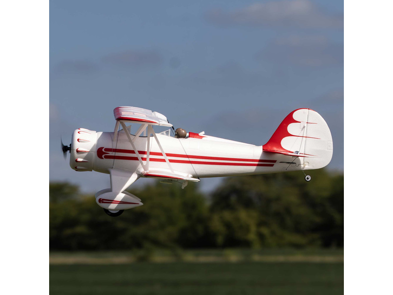 E-flite Waco 0.55m SAFE Select BNF Basic bílé