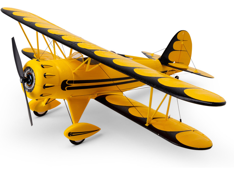 E-flite Waco 0.55m SAFE Select BNF Basic žluté,