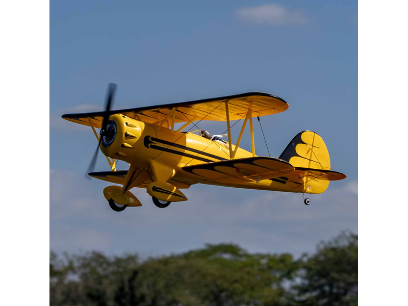 E-flite Waco 0.55m SAFE Select BNF Basic žluté,