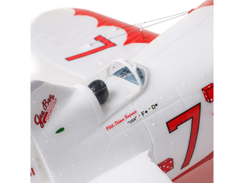 E-flite Gee Bee R-2 0.51m AS3X SAFE Select BNF Basic