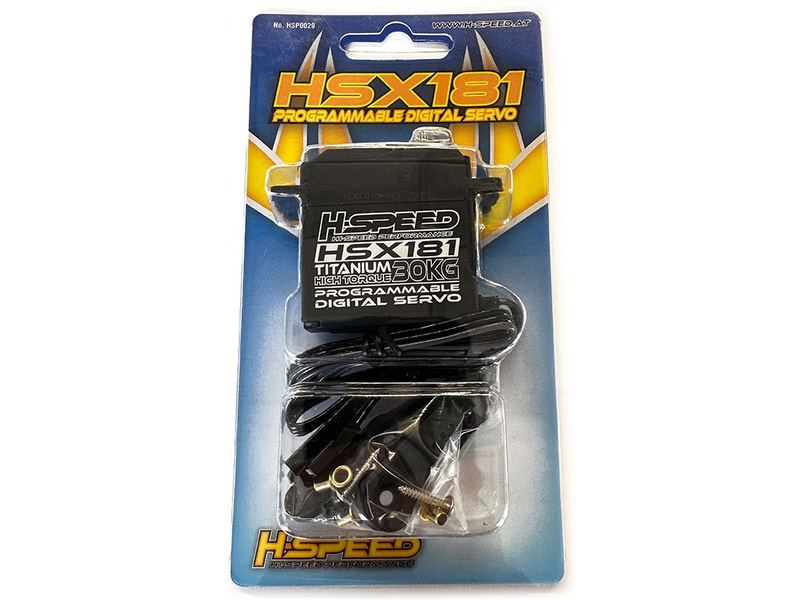 H-Speed servo HSX181 30kg.cm 0.19s/60° 25T