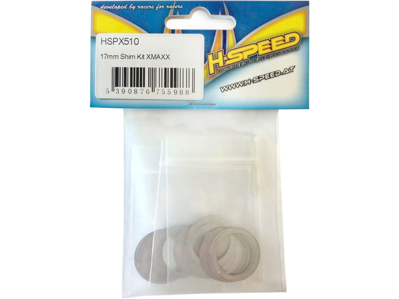 H-Speed distanční podložky 22x17mm (sada 3x10ks) (pro X-Maxx, X-Monster, XRT)