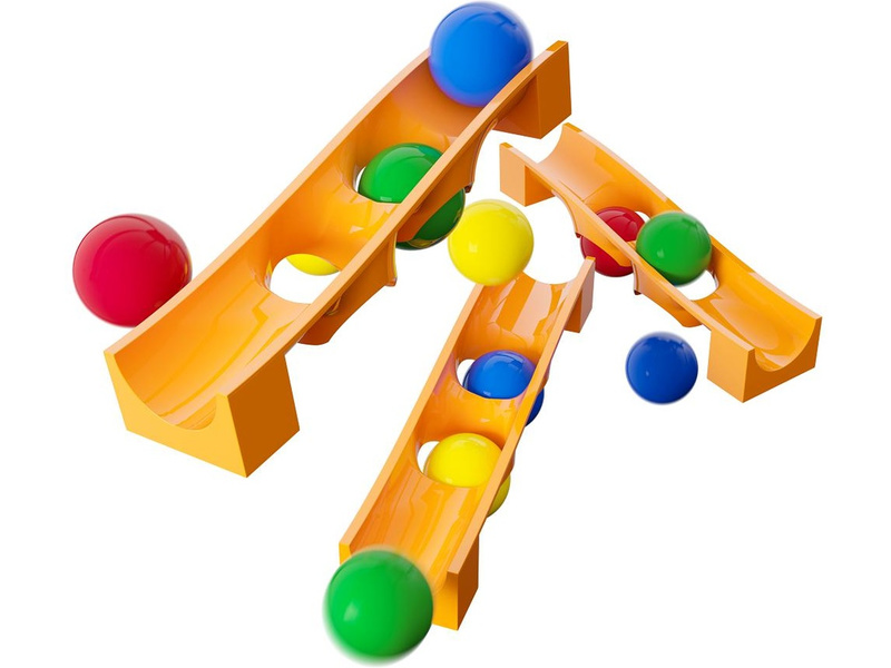 HUBELINO Kuličková dráha - past na kuličky 15 dílků