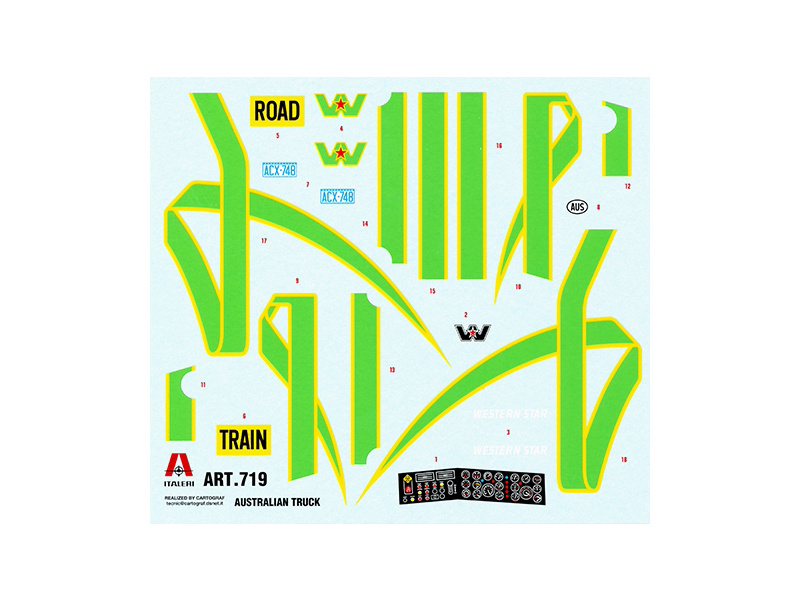 Italeri Australský kamión (1:24)