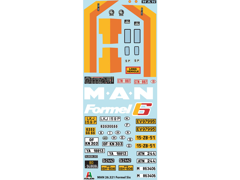 Italeri MAN 26.321 Formel Six (1:24)
