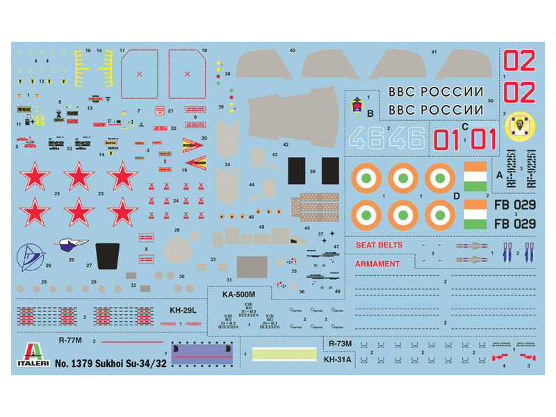 Italeri Suchoj Su-34/Su-32 FN (1:72)