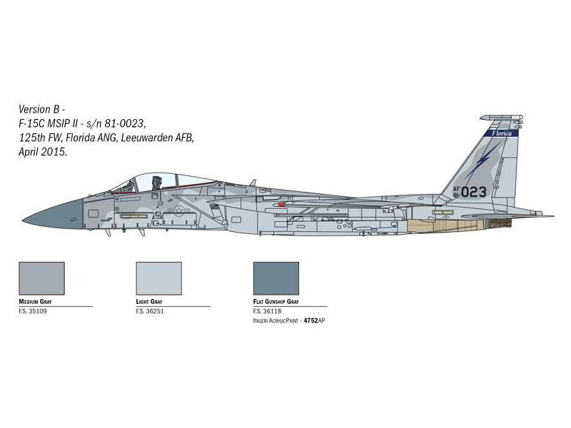 Italeri McDonnell Douglas F-15C Eagle (1:72)