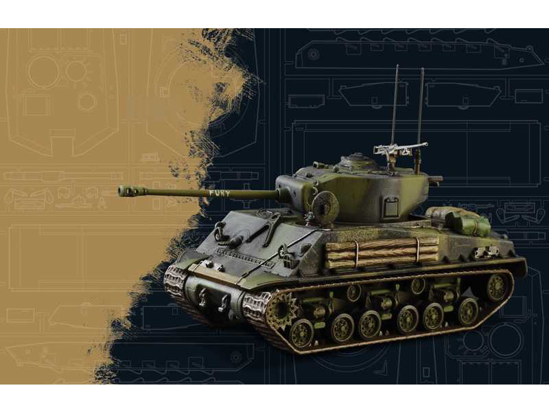 Itateri M4A3E8 Sherman Fury (1:56)