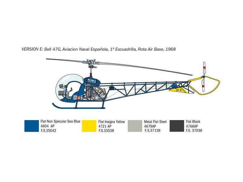 Italeri Bell OH-13 Sioux Corean War (1:48)