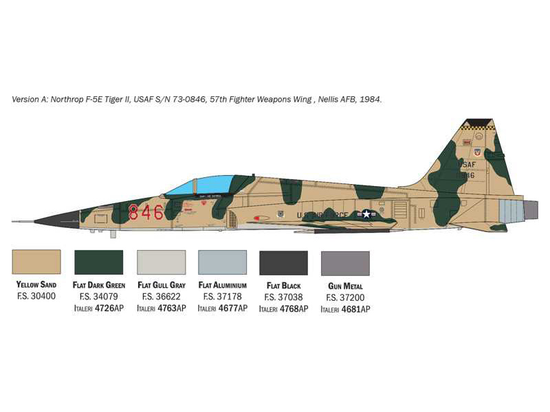Italeri Northrop F-5E Tiger II (1:48)