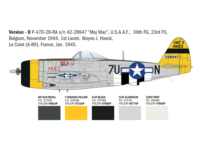 Italeri P-47D Thunderbolt (E.T.O.) (1:48)