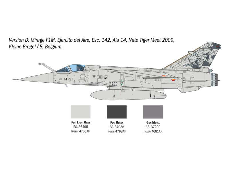 Italeri Dassault Mirage F.1 C/CR (1:48)