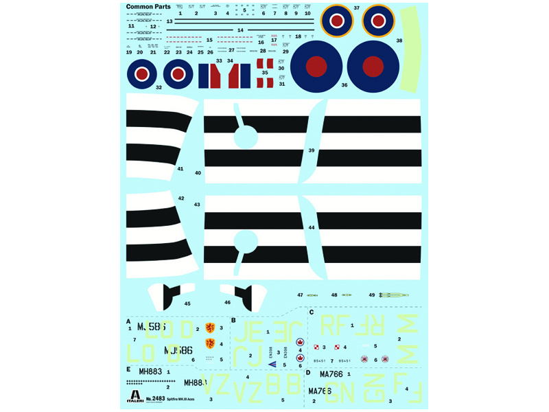 Italeri Spitfire Mk. IX Aces (1:48)